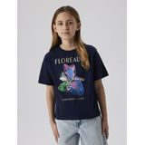 NAME IT - Nkfdukko Ss Nreg Top - Blousetop - Marineblauw - 1 Stuk