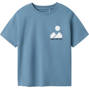 Name It - NKMDETEM SS NREG TOP BOX - Lichtblauw - T-shirt - Jongens