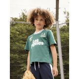 T-shirt - Regular Fit - Jersey - Korte Mouwen - Geborduurd