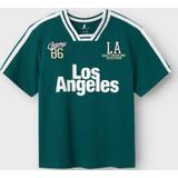 T-shirt - Regular Fit - Jersey - Korte Mouwen - Geborduurd