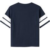 Bikini - Jersey - Ronde Hals - Geribbelde Kraag - Kwartmouw - Zacht Aanvoelend