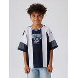 NAME IT - NKMDonnol - T-shirt - Navy - Lichtblauw - Offwhite