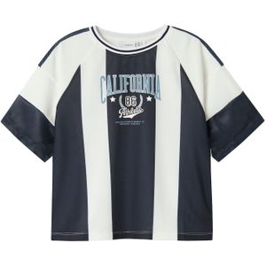 NAME IT - NKMDonnol - T-shirt - Navy - Lichtblauw - Offwhite