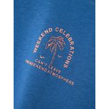 NAME IT KIDS - NKMFEMMEL - T-shirt - Blauw - 100% Katoen