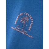 NAME IT KIDS - NKMFEMMEL - T-shirt - Blauw - 100% Katoen