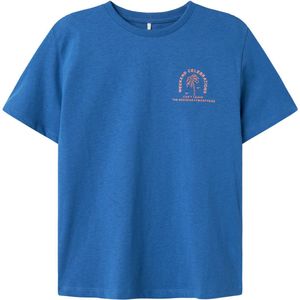 NAME IT KIDS - NKMFEMMEL - T-shirt - Blauw - 100% Katoen
