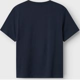 NAME IT KIDS - T-shirt - Donkerblauw - Katoen - Korte Mouwen