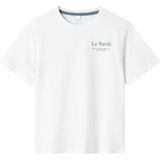 Top - Jersey - Korte Mouwen - Geborduurd - Regular Fit