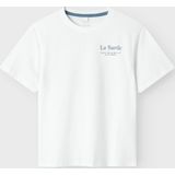 Top - Jersey - Korte Mouwen - Geborduurd - Regular Fit