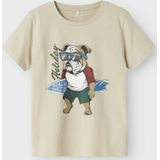 T-shirt - Regular Fit - Jacquard - Korte Mouwen