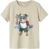 T-shirt - Regular Fit - Jacquard - Korte Mouwen