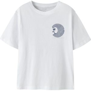 Top - Jersey - Rubberen Print - Korte Mouwen - Regular Fit