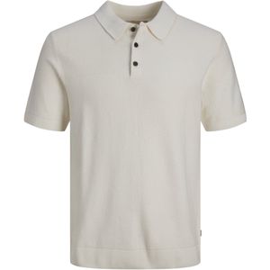 Jack & Jones - Sandri Knit Polo - Heren Polo - Wit