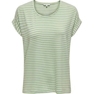 ONLY - ONLMOSTER STRIPE Top - Laurel Green - Katoen