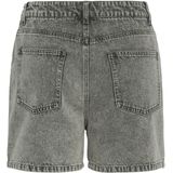 Pieces - PCABBI MW SHORTS NOOS - Korte Broeken - Lichtgrijs Denim - 87% Katoen