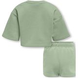 ONLY GIRLS - Sweatstof Set - Zwart - Katoen - Regular Fit