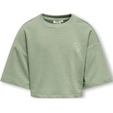 ONLY GIRLS - Sweatstof Set - Zwart - Katoen - Regular Fit