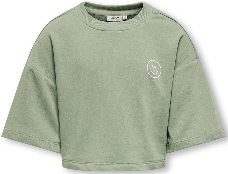 ONLY GIRLS - Sweatstof Set - Zwart - Katoen - Regular Fit