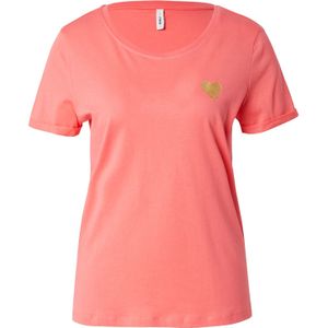 Shirt - ONLKita - T-shirt - Normale Pasvorm - Kwartmouw