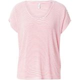 Only - Tanktop - Streep - Korte Mouwen - V-Hals