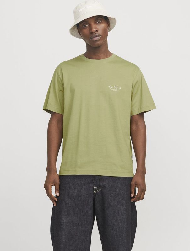 T-shirt - Motiefprint - Jersey - Ronde Hals - Kwartmouw - Losse Pasvorm