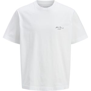 Jack & Jones - JORISLINGTON BACK TEE - T-shirt - Bright White - Korte Mouwen, Loose Fit