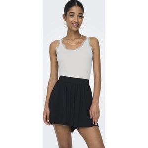 Haltertop - Effen - Jersey - Mouwloos - Slanke Pasvorm