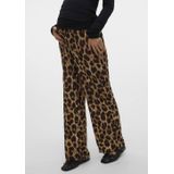 MAMALICIOUS Casual Broek - Bruin - Regular Waist
