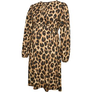 Mlnalene - Zwangerschapsjurk - Lange Mouwen - O-hals - Regular Fit