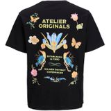 Jack & Jones - JORACAPULCO - T-shirt - Zwart - Oversized Pasvorm