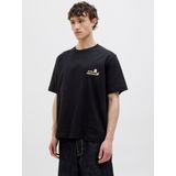 Jack & Jones - JORACAPULCO - T-shirt - Zwart - Oversized Pasvorm