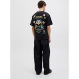 Jack & Jones - JORACAPULCO - T-shirt - Zwart - Oversized Pasvorm