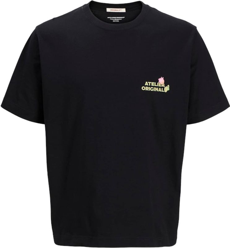 Jack & Jones - JORACAPULCO - T-shirt - Zwart - Oversized Pasvorm