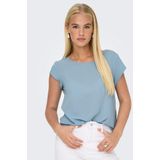 Only - Onlvic Solid Top - T-shirt - Soft Chambray - Dames