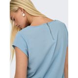 Only - Onlvic Solid Top - T-shirt - Soft Chambray - Dames