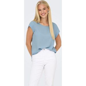 Only - Onlvic Solid Top - T-shirt - Soft Chambray - Dames