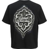 Jack & Jones - Jorhydra Pattern TEE - T-shirt - Zwart