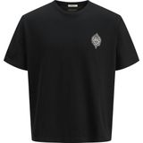 Jack & Jones - Jorhydra Pattern TEE - T-shirt - Zwart