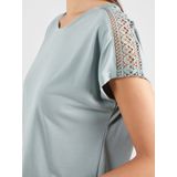 ONLFree - T-shirt - Effen - Gerecycled Materiaal - Ronde Hals