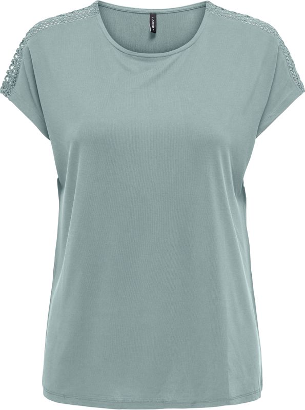 ONLFree - T-shirt - Effen - Gerecycled Materiaal - Ronde Hals