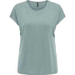 ONLY Kurzarmshirt "ONLFREE LIFE CAPSLEEVE LACE TOP JRS"