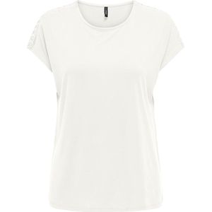 ONLY - T-shirt - Wit - Modal - Korte Mouwen