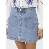 ONLY - Onlamazing Hw Rok - Lichtblauw - Jeans - 1 Stuk