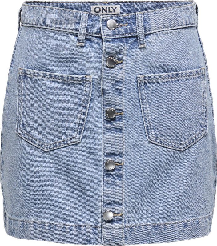 ONLY - Onlamazing Hw Rok - Lichtblauw - Jeans - 1 Stuk