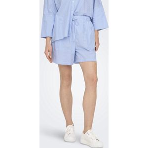 Only - Onlaugusta Blouse - Cloud Dancer/Blue Stripes - 100% Katoen