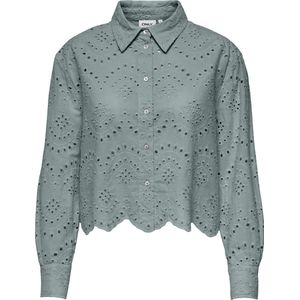 Only - Onlvalais Blouse - Lichtblauw - 100% Katoen