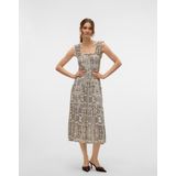 Vero Moda Sommerkleid »VMMENNY SL SMOCK CALF DRESS WVN GA«