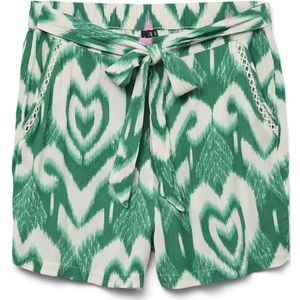 Vero Moda - Korte Broek - Groen - 100% Ecoverot Viscose