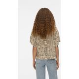 Vero Moda - S/S T-shirt WVN Ga - Crème - T-shirt