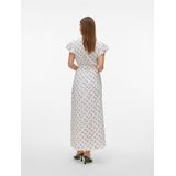 Vmpage - Korte Jurk - Zwart - Wikkelsluiting, V-Hals, Kapmouwen, Ruches